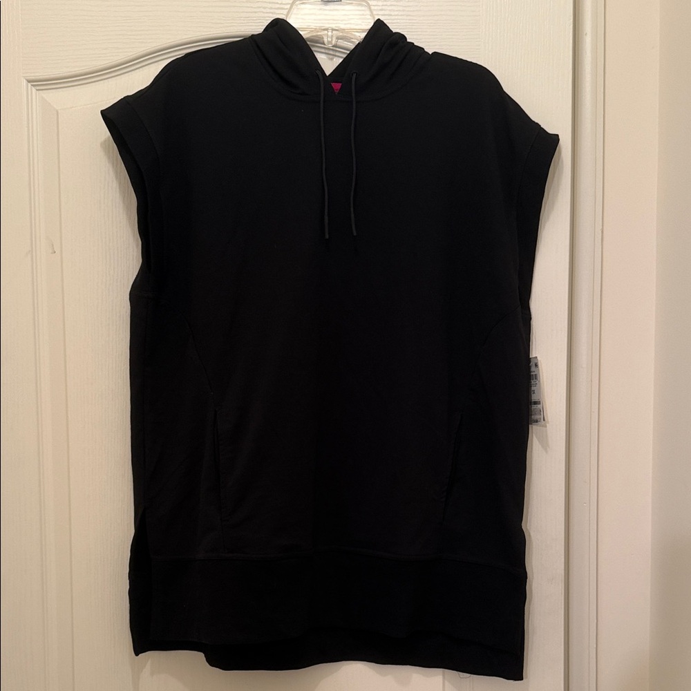 Ideology Black Sleeveless Hoodie